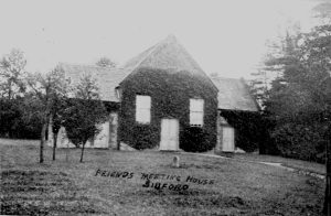 A house with trees in the background