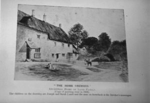 A vintage photo of an old building