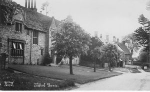 A vintage photo of a house