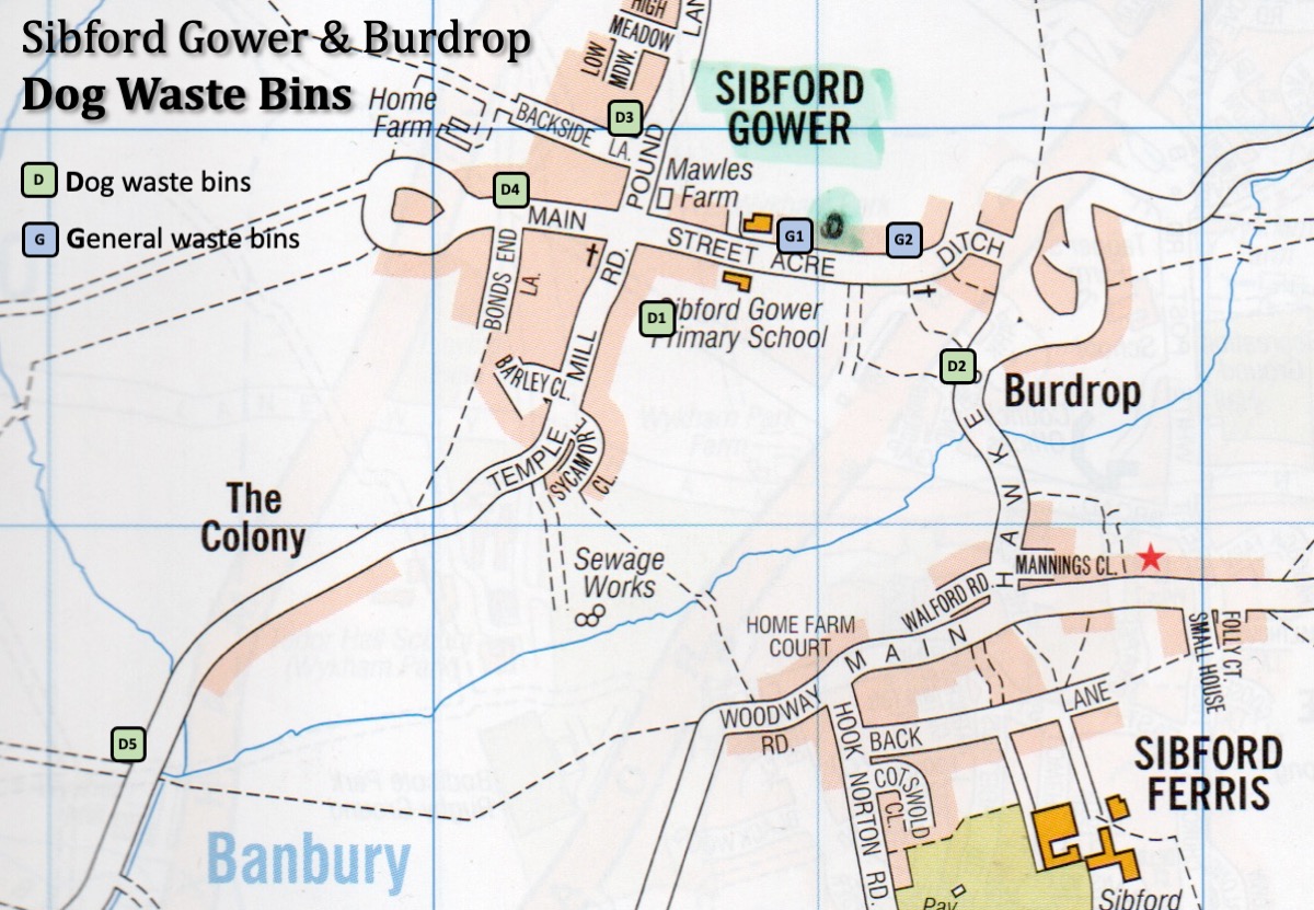 Sibford Gower & Burdrop - Waste Bins