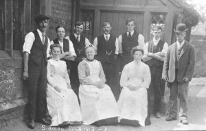 A group of people posing for a photo