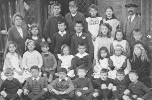 A group of people posing for a photo