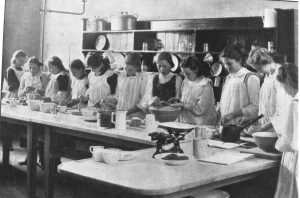 A group of people sitting at a table